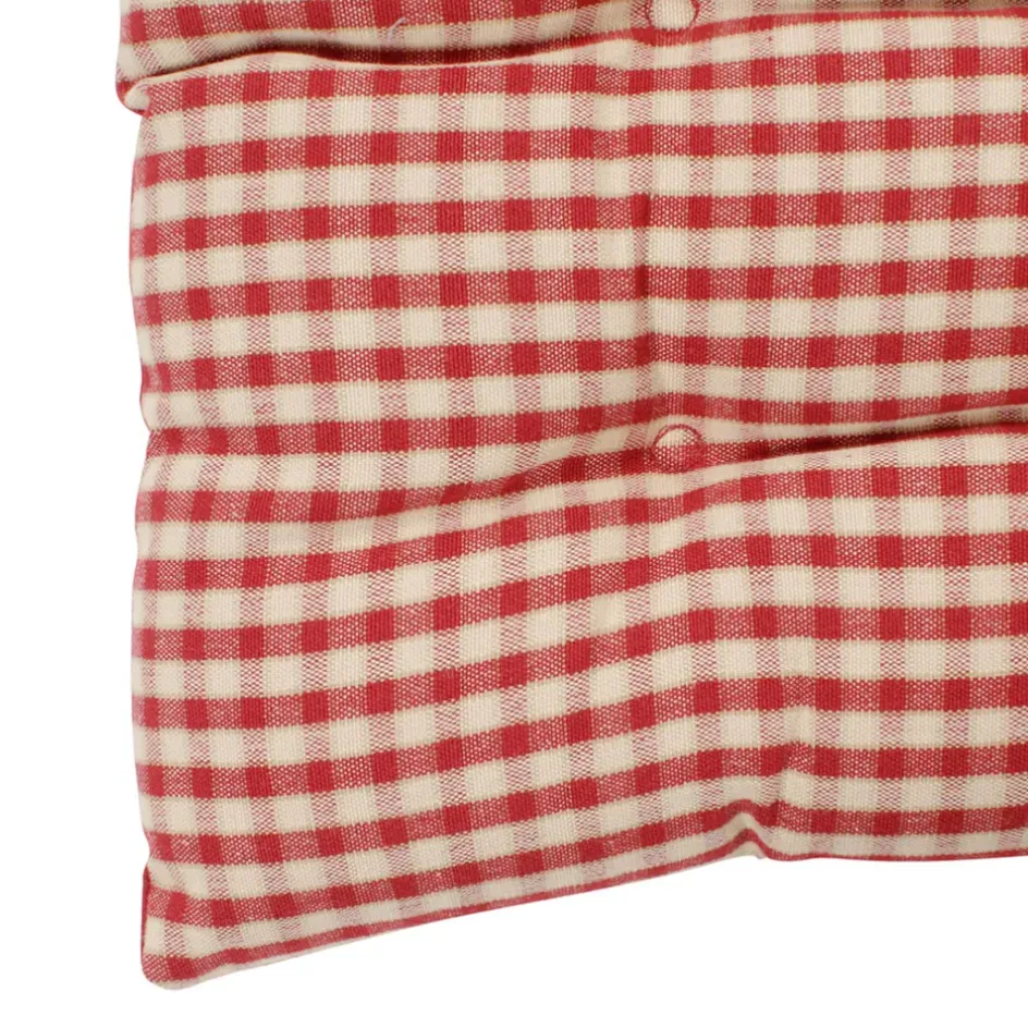 Fabrique de Styles Galettes De Chaise*Galette de chaise carrée mami en coton