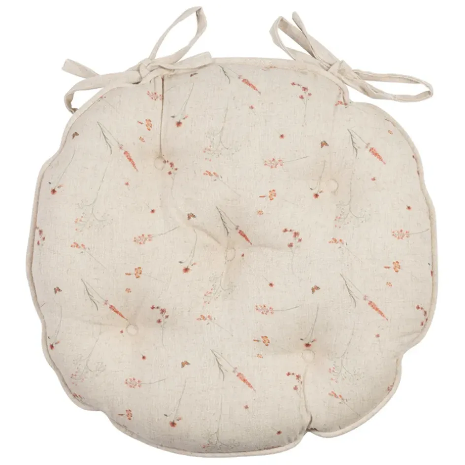 Fabrique de Styles Galettes De Chaise*Galette de chaise ronde en coton d40cm - Lucile