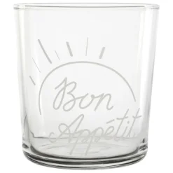 Fabrique de Styles Verres À Eau Et Gobelets*Gobelet bon appetit en verre 36cl - Bodega