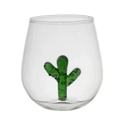Fabrique de Styles Verres À Eau Et Gobelets*Gobelet cactus en verre 38cl - Colorea