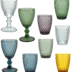 Fabrique de Styles Verres À Eau Et Gobelets*Gobelet en verre ambré 22cl - Diamond