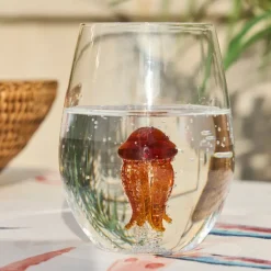 Fabrique de Styles Verres À Eau Et Gobelets*Gobelet poulpe en verre borosilicate 50cl - Océan