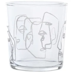 Fabrique de Styles Verres À Eau Et Gobelets*Gobelet visage bodega 35.5cl en verre