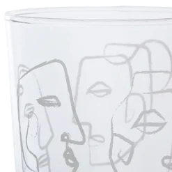 Fabrique de Styles Verres À Eau Et Gobelets*Gobelet visage bodega 35.5cl en verre