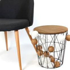 Fabrique de Styles Déco Lumineuse*Guirlande boule blanc et or 20 leds