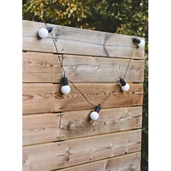 Enfant Fabrique de Styles Luminaires|Jardin*Guirlande solaire 20 leds câble noir 1.25m
