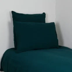 Fabrique de Styles Housses De Couette*Housse de couette dili de prusse 260x240cm en voile de coton lavé