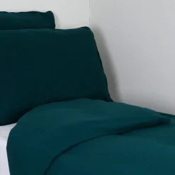 Fabrique de Styles Housses De Couette*Housse de couette dili de prusse 260x240cm en voile de coton lavé