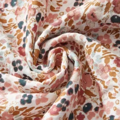 Fabrique de Styles Housses De Couette*Housse de couette en gaze de coton imprimée pampa 240x220cm - Capucine