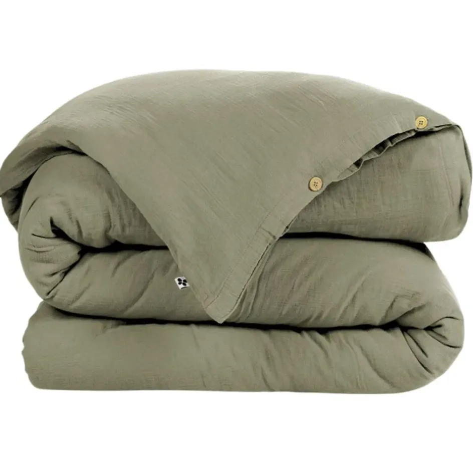 Fabrique de Styles Housses De Couette*Housse de couette en gaze de coton 240x220cm - Gaia