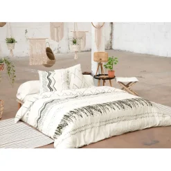 Fabrique de Styles Housses De Couette*Housse de couette 240x220 cm et 2 taies d'oreiller 60x60cm berbère - Gaia