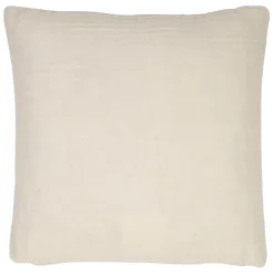 Fabrique de Styles Coussins Et Housses*Housse de coussin bonheur en gaze de coton écru 45x45cm