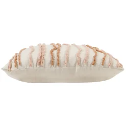 Fabrique de Styles Coussins Et Housses*Housse de coussin brodée terre boheme creme et 45x45cm en coton