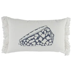 Fabrique de Styles Coussins Et Housses*Housse de coussin en coton cauri 50x30cm - Bord De Mer