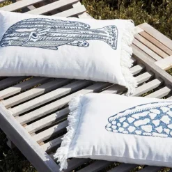 Fabrique de Styles Coussins Et Housses*Housse de coussin en coton cauri 50x30cm - Bord De Mer