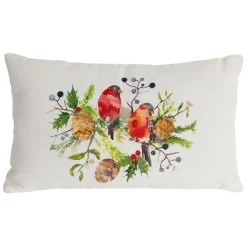 Fabrique de Styles Coussins Et Housses*Housse de coussin en coton 50x30cm - Rouge-Gorge