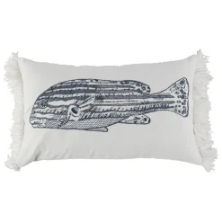 Fabrique de Styles Coussins Et Housses*Housse de coussin en coton poisson 50x30cm - Bord De Mer