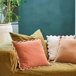 Fabrique de Styles Coussins Et Housses*Housse de coussin en coton écru 45x45cm - Nomadea