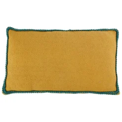 Fabrique de Styles Coussins Et Housses*Housse de coussin en coton et emeraude 50x30cm - Seguia