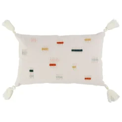 Fabrique de Styles Coussins Et Housses*Housse de coussin en coton brodée 50x30cm - Patchuca