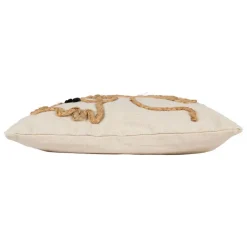 Fabrique de Styles Coussins Et Housses*Housse de coussin en jute naturel et coton écru 45x45cm - Eté A La Mer