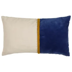 Fabrique de Styles Coussins Et Housses*Housse de coussin en velours coton et écru 50x30cm - Neo