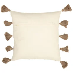 Fabrique de Styles Coussins Et Housses*Housse de coussin motif irrégulier écru et 45x45cm -blue sand