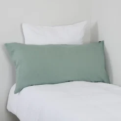Fabrique de Styles Coussins Et Housses*Housse de coussin viti ii celadon 55x110cm 100% lin lavé