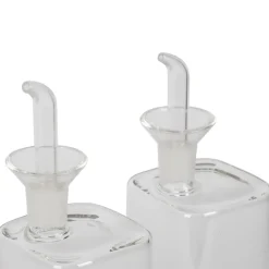 Fabrique de Styles Ustensibles De Cuisine*Huilier vinaigrier en verre borosilicate avec support 45cl - Voidita