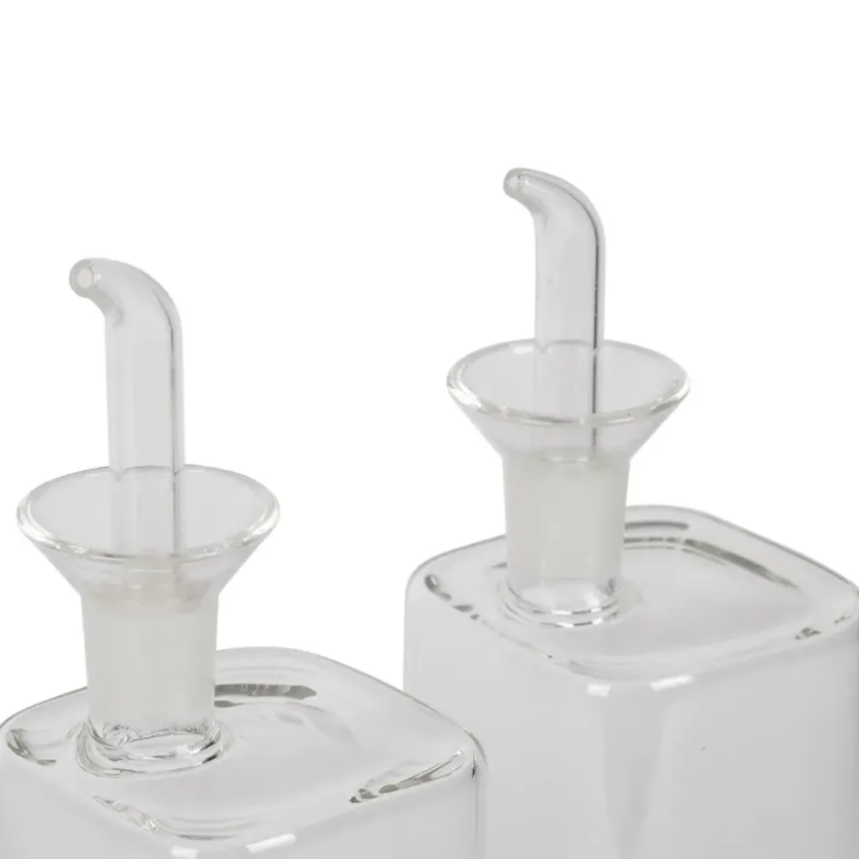 Fabrique de Styles Ustensibles De Cuisine*Huilier vinaigrier en verre borosilicate avec support 45cl - Voidita