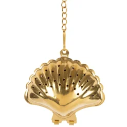 Fabrique de Styles Accessoires Thé Et Café*Infuseur de thé avec chaine en inox - Coquillage