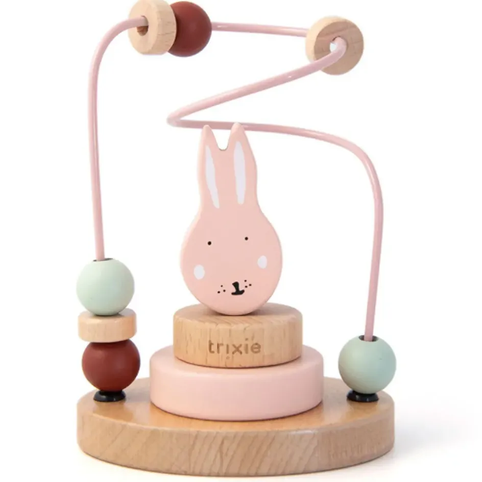 Enfant Fabrique de Styles Jouets*Jouet labyrinthe de perles en bois - mrs. lapin