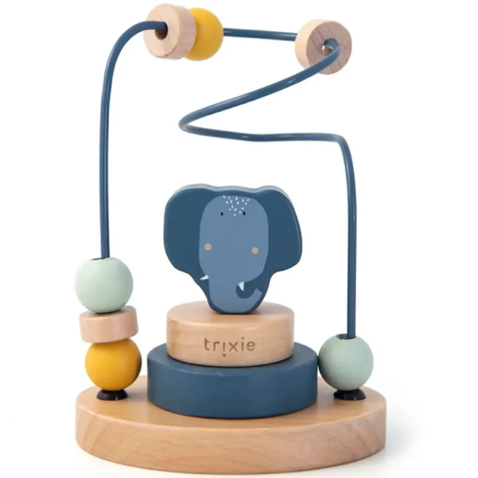 Enfant Fabrique de Styles Jouets*Jouet labyrinthe de perles en bois - mrs. elephant
