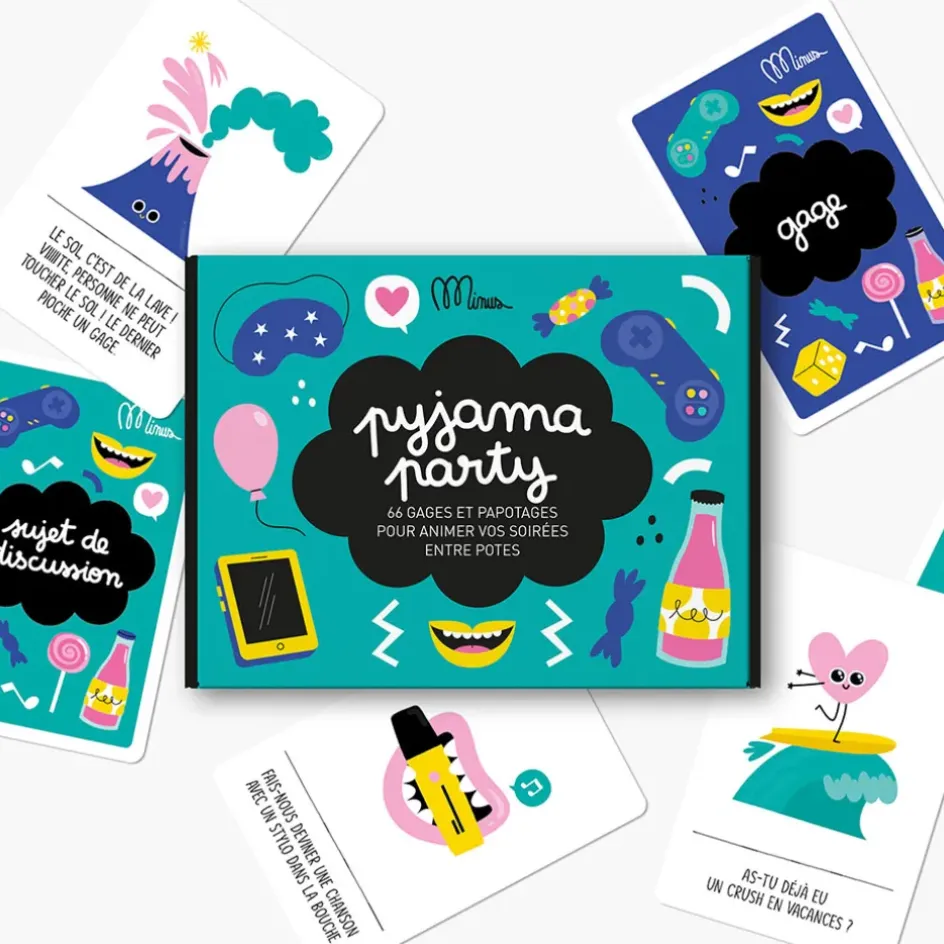Fabrique de Styles Jeux*Kit de discussions pyjama party