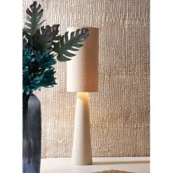 Fabrique de Styles Lampadaires*Lampadaire en coton et fer h130cm - Calypsa