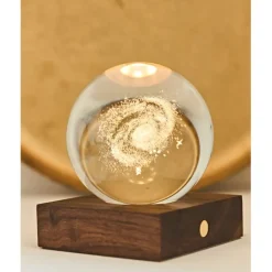 Fabrique de Styles Lampes À Poser*Lampe boule de cristal 3D galaxie