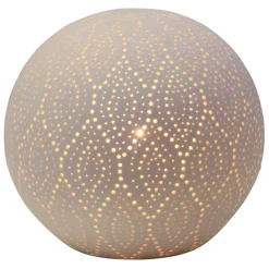 Fabrique de Styles Lampes À Poser*Lampe boule dentelle he en porcelaine