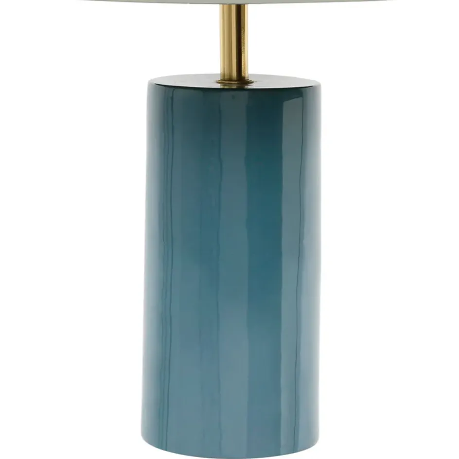 Fabrique de Styles Lampes À Poser*Lampe champignon en fer bleu d30xh40cm - Arty