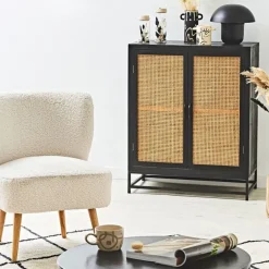 Fabrique de Styles Lampes À Poser*Lampe champignon fer h25cm ambiance - Champart