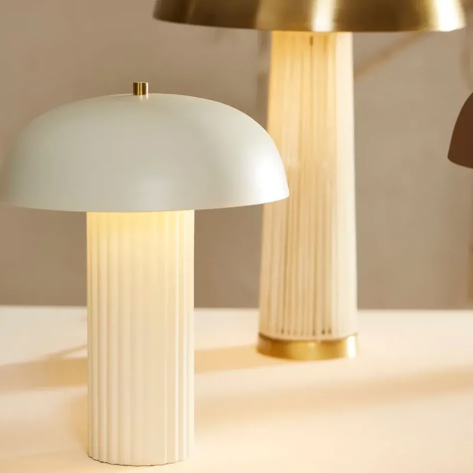 Fabrique de Styles Lampes À Poser*Lampe champignon vintage en fer h38cm - Arty