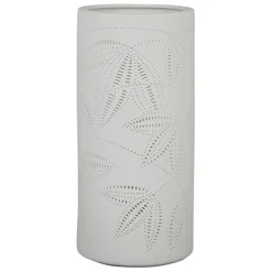 Fabrique de Styles Lampes À Poser*Lampe cylindre en porcelaine h24cm - palmea