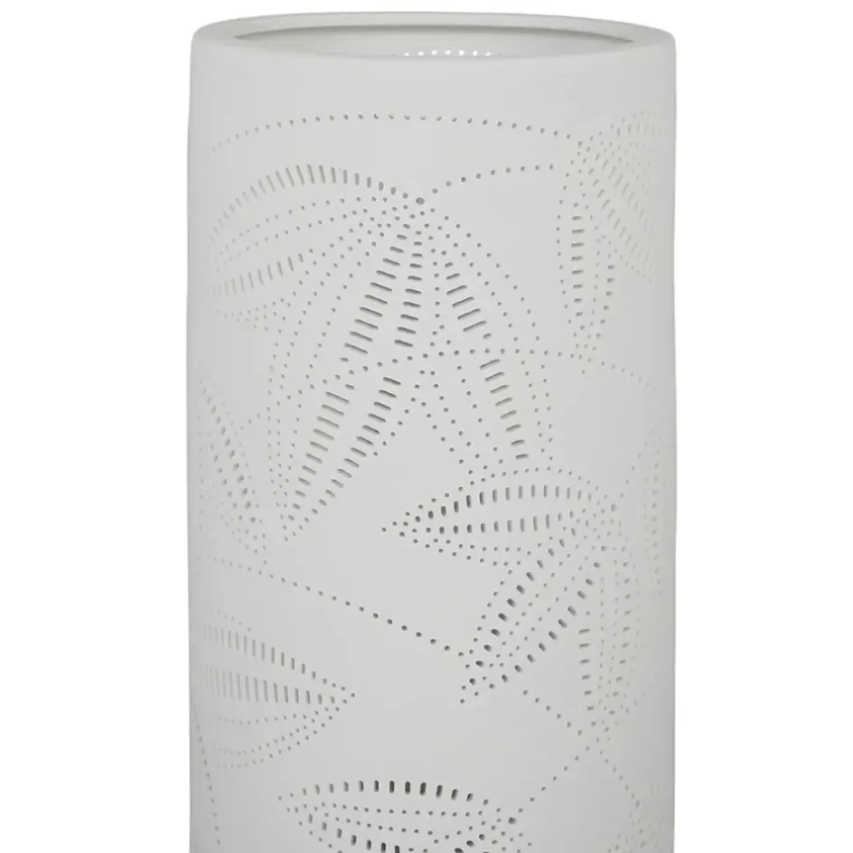 Fabrique de Styles Lampes À Poser*Lampe cylindre en porcelaine h24cm - palmea