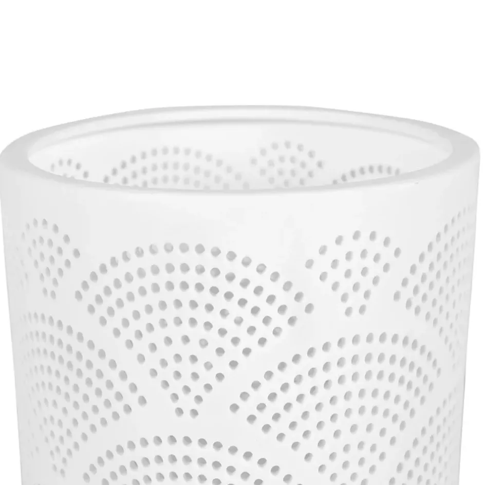 Fabrique de Styles Lampes À Poser*Lampe cylindre en porcelaine h27.5cm - mandarin