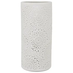 Fabrique de Styles Lampes À Poser*Lampe cylindre rosace en Porcelaine