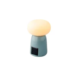 Enfant Fabrique de Styles Luminaires|Jardin*Lampe de table solaire grise - Meringue