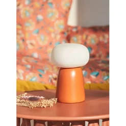 Enfant Fabrique de Styles Luminaires|Jardin*Lampe de table solaire pèche - Meringue