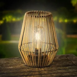 Enfant Fabrique de Styles Luminaires|Jardin*Lampe d'extérieur en résine tresée h23cm