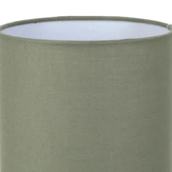 Fabrique de Styles Lampes À Poser*Lampe en bois d'hévéa et coton naturel et h24cm - Filen