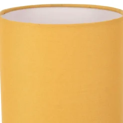 Fabrique de Styles Lampes À Poser*Lampe en bois d'hévéa et coton naturel et h24cm - Filen