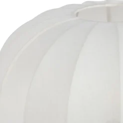 Fabrique de Styles Lampes À Poser*Lampe en coton écru d40xh28.5cm - Aurore